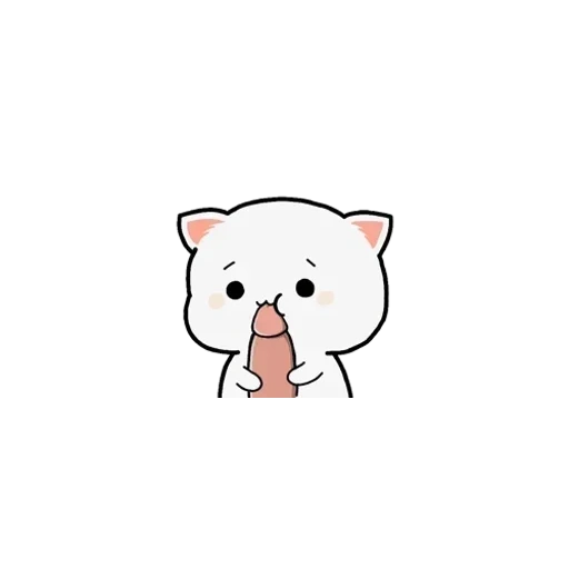 kucing kawai, anime yang lucu, anjing laut kawai, anjing laut kawai, segel chibi chuanwai