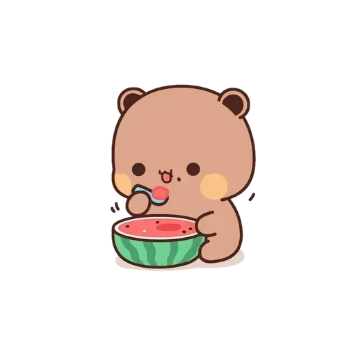 kawaii, clipart, oso lindo, los dibujos son lindos, animales kawaii