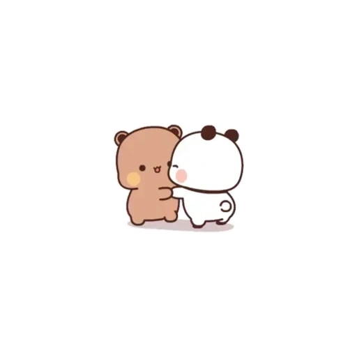 dessin de kawai, l'ours est mignon, les motifs sont mignons, les animaux sont mignons, belle peinture de figures de chibi