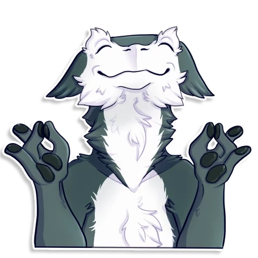 anime, furri art, sergal furri, animales de anime, personajes peludos