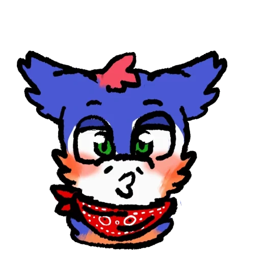 fnaf, anime, personaje, arte de píxeles peludos, personaje de ficción