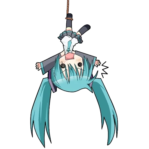 miku chibi, miku hatsune, jahat chibi miku, sanku chi bi, anime hatsune miku chibi