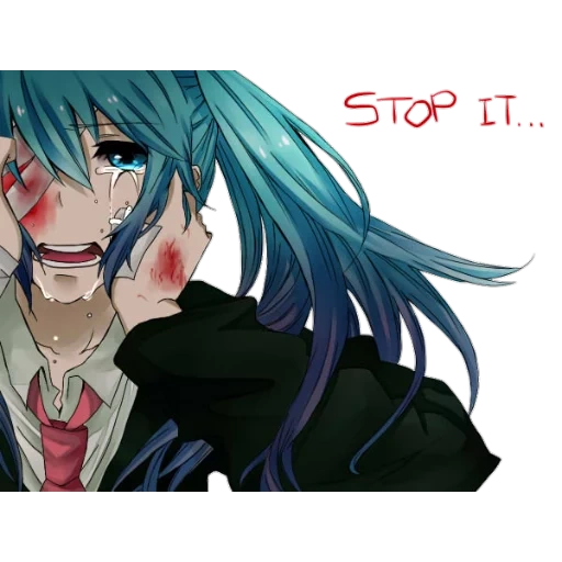 miku, mihisa hatsune, anime pleure, anime triste, anime hazin mihisa pleure