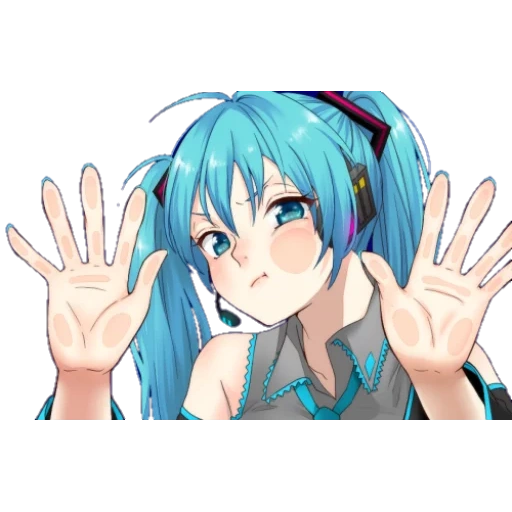 miku, rosto miku, o primeiro som é lindo, hatsune miku anime, hatsune miku ahegao