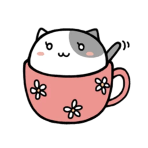 kawaii cats, kawaii cat mug, kawaii cats of cups, kawaii cats mug, kawaii cats circles