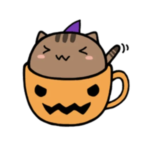 mug kitty, adesivi a coppa carini, gatti di tazze kawaii, tazza di gatti kawaii, cerchi di gatti kawaii