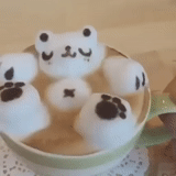 thermos cup, japanese food, cute bear, good morning delicious, good morning marshmallows are cool