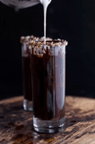 ghiaccio di caffè, bevanda al caffè, caffè freddo, dessert di caffè, cioccolato da cocktail da latte