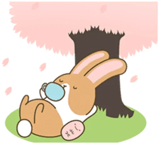 conejo, conejo se durmió, patrón de conejito, chica de patada de conejo salpicada