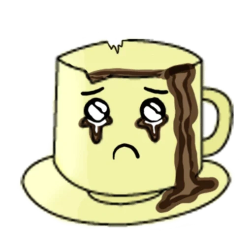 tasse, café chan, mèmes sur le thé, dessin de la tasse, tasse à café