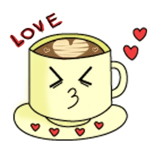 kaffee, kaffee chan, heißer kaffee, kaffee illustration, guten morgen zeichnung