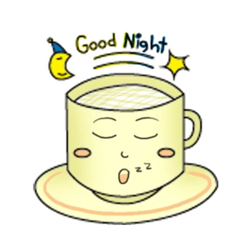 tea grain, coffee cup, good morning, good morning pattern, good morning good morning cartoon