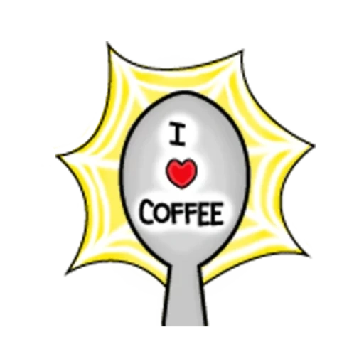 caffè, amo, caffè, amo il logo del caffè, t shirt i love coffee