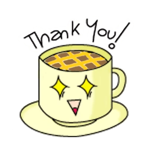 coffee, coffee bucket, tea grain, tea cartoon, cute illustration of coffee cup