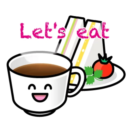 xícara de café, xícara de café, uma xícara de emoji de café, vetores de café kawai, smiley com uma xícara de café