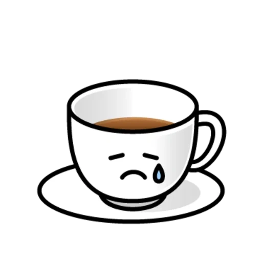 café, um copo de café, xícara de café, xícara de café, copa de café kawaii