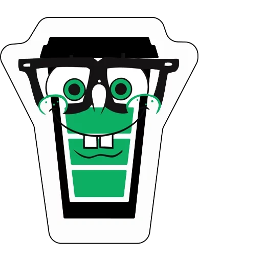 símbolo, café gosta, ícone de café no gelo, café como logotipo, uma xícara de ícone de café