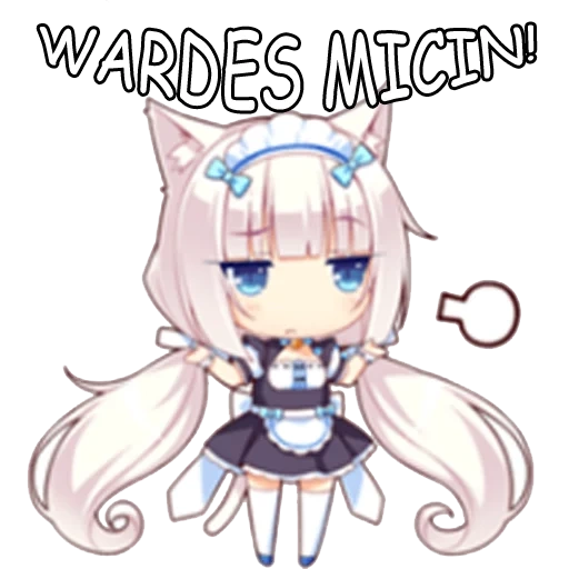 nekopara, das recht ist chibi, anime ist eine single, vanille ist eine einzige, vanille ist ein einzelner chibi