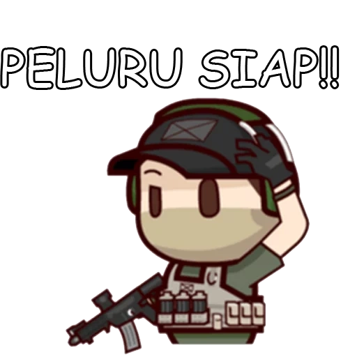 anime, umano, chibi militari, personaggi pabg chibi, contatore chibi terrorista