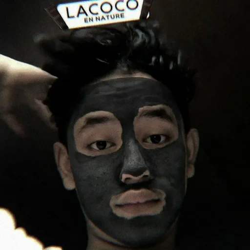 asiático, humano, mascarilla, máscaras faciales, máscara negra