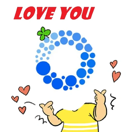 logo, circle heart, circle of hearts, heart vector, blue hearts in a circle