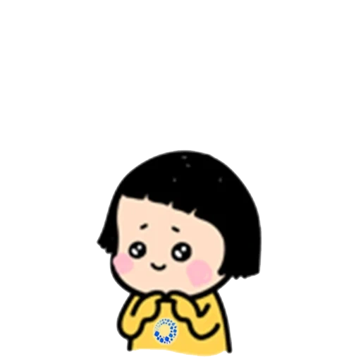 orang asia, kartun lucu, gambar kawai, stiker lucu, smiley mim lucu