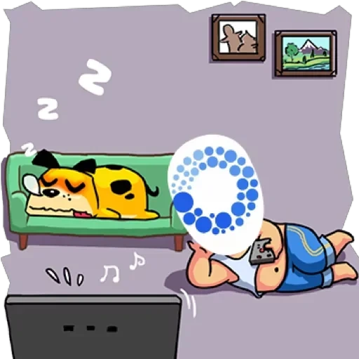 manusia, pedalaman, animasi tidur, lelucon tentang mekanik, anak anak kartun sakit