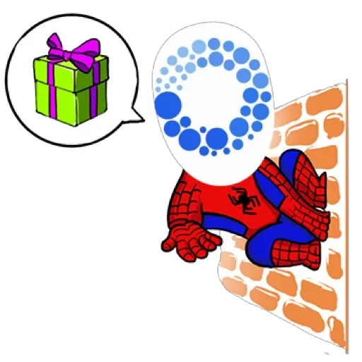 pahlawan super, spider-man, klippat spider-man, spider-man logo, kartun spider-man
