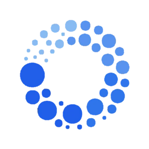 crypto rope, icône de cercle, icône de chargement, blue point company, icône de chargement