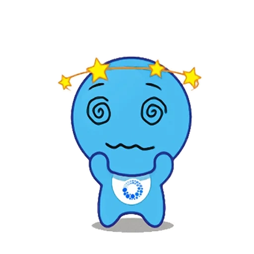 cipul, blue, toys, blue smiling face