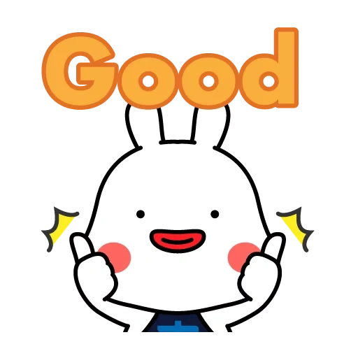 line, kawaii, rabbit, tg rabbit, rabbit icq