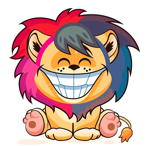 a lion, lion city, leo lion city, lion c draw, the cartoon smile of leo