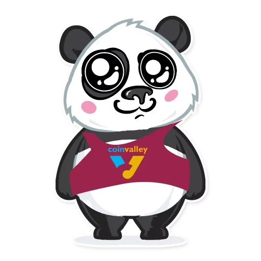 panda, panda, panda, dulce panda, ilustración de panda