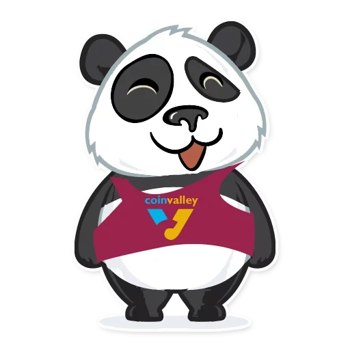 panda, panda, panda panda, panda nita transparent bottom, panda vector image