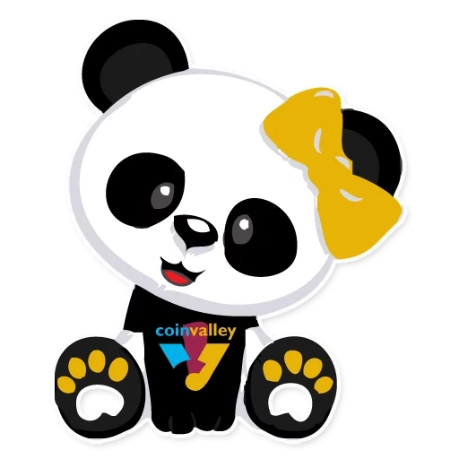 панда панда, панда милая, панда мультяшный, панда милая рисунок, панда сахарная печать