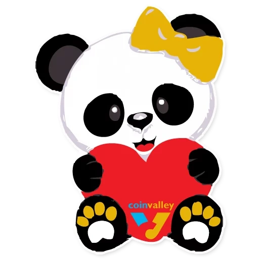 panda zeichnung, panda ist eine süße zeichnung, panda zeichnungen sind süß, panda ist süßer cartoon, kawaii panda herz