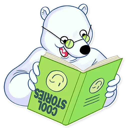 oso, oso, oso polar, oso blanco, caricatura de oso blanco