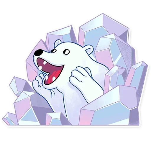 l'orso, orso polare, orso umka, bacino di ghiaccio dell'orso polare umka