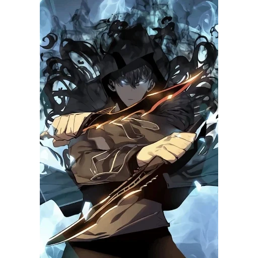 manhua, arte de animación, munga manhua, solo leveling, huevo samurai-legendario