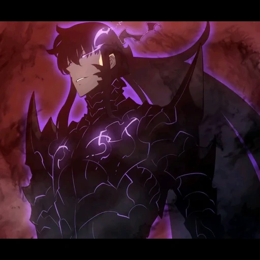 dark anime, dungeon master, prince of darkness solo levellin, shadow monarch solo leveling, crazy black rock shooter screenshot