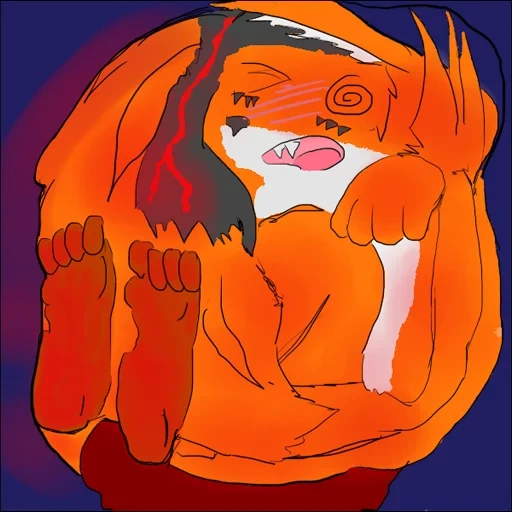 kurama, kurama ist neun gefährdet, neun fox naruto, naruto ist ein neungerichteter dämon, kurama neun montierte dämonenfüchse