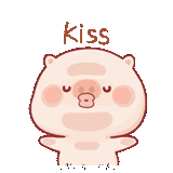 porcin, joli cochon, le cochon est doux, dessins kawaii, dessin de cochon doux