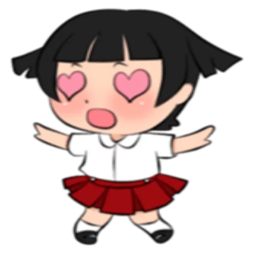 chibi, figura, almôndegas chibi, chibi maruko chan, personagem de anime