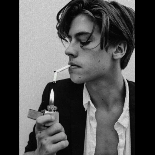 tipo, col, cuchillo soleado, sund dylan cole, cole sund cigareta