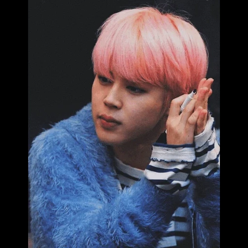 jimin bts, bangtan boys, jimin pink hair, розоволосый чимин, чимин розовыми волосами