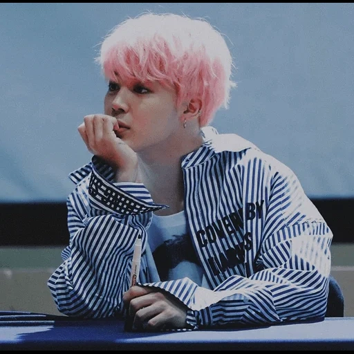 jimin bts, got 7 mark, park jimin, bangtan boys, jimin cute pink hair