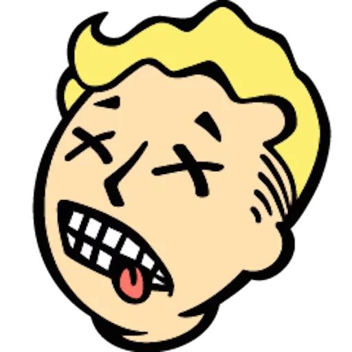 fallout, la girante, walter puzzle face, walter testa di battaglia, vault boy head