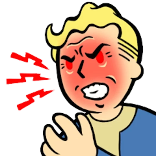 a task, pain drawing, fallout 4 game, rudeness drawing, crying person