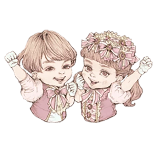 child, coloring twins, vintage illustrations, precious moments coloring