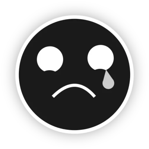 evil badge, smiley sadness, sad smile, smiley icon, smiley is sad